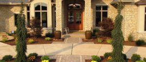 image of landscaping around home